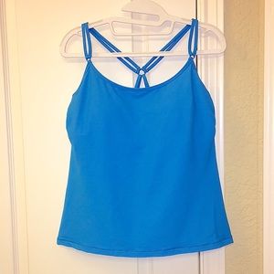 ATHLETA Swim top bright turquoise